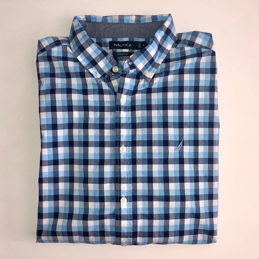 Nautica | plaid gingham button down